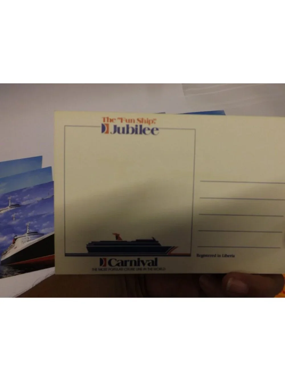 Vtg Cruise Ship Postcards Lot Carnival Royal Cruise Line & Queen Elizabeth II